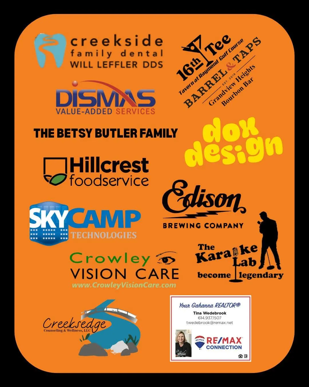 poster of the gahanna community chorus spooky shuffle 5k fundraiser